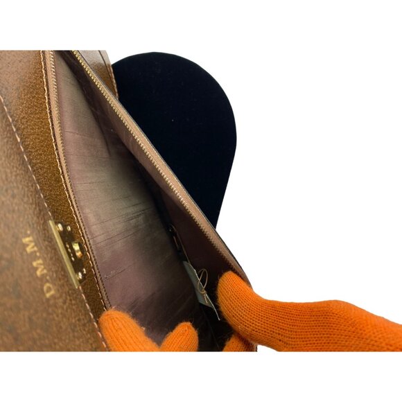 Vintage 70's Gucci Brown Locking Portfolio - Picture 12 of 12